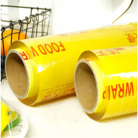 Large Roll Disposable PVC Cling Film Household Food Grade Plastic Wrap for Kitchen Storage